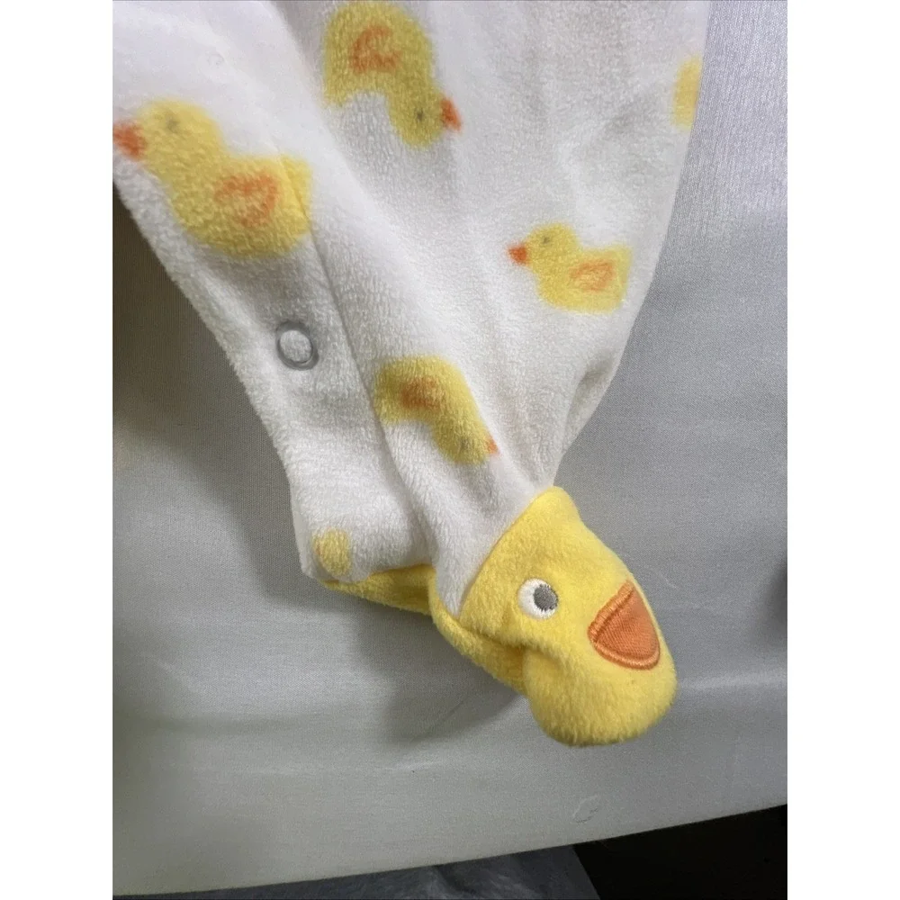 Carters Baby Girl Footed Pajamas Lot 6 Fleece Cotton Sleep Play 3M-6M